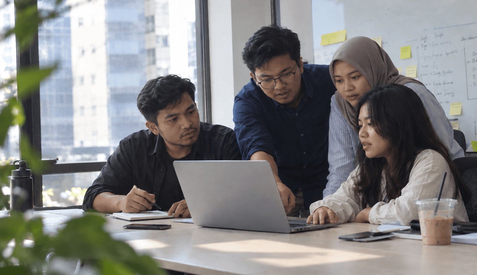 Tampilan sistem operasional IlumeTech